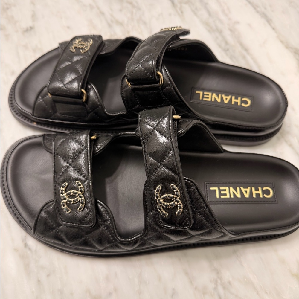 Chanel Dad Sandals size 40 - Picture 3 of 4
